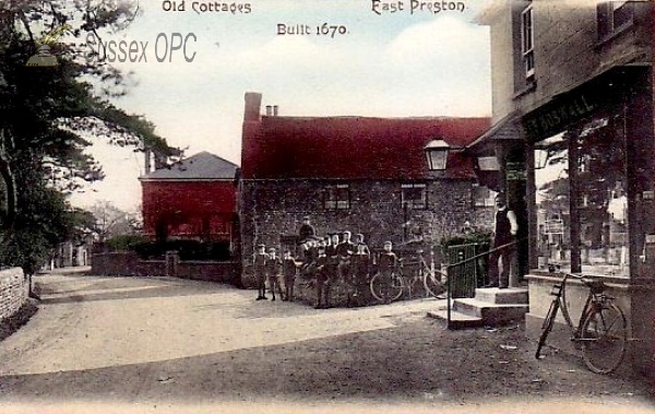 Image of East Preston - Old Cottages, built 1670