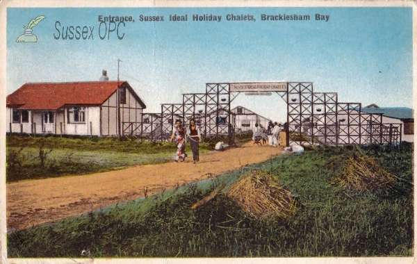Bracklesham - Entrance to Holiday Chalets
