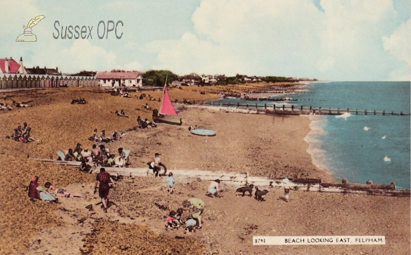 Image of Felpham - The Beach Looking East