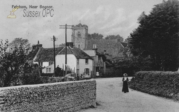 Image of Felpham - View of the Village & Church