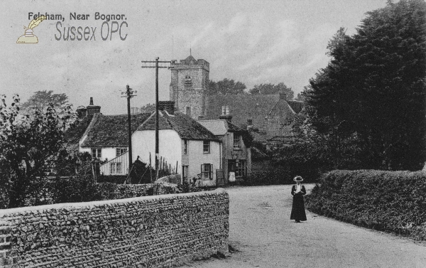 Felpham - View of the Village & Church