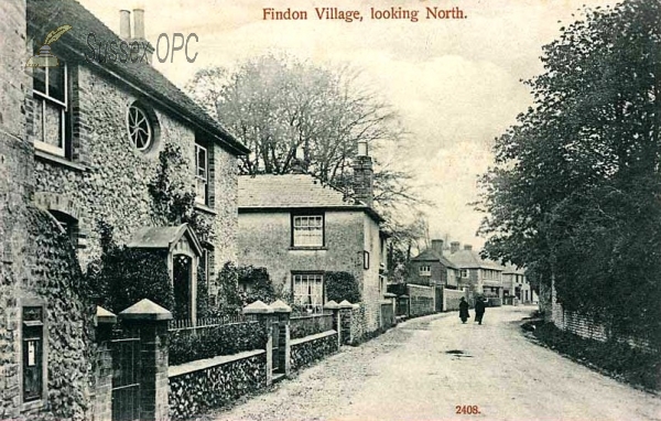 Image of Findon - The village looking north