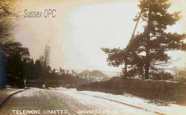 Image of Haywards Heath - Telephone Disaster - 8th January 1908