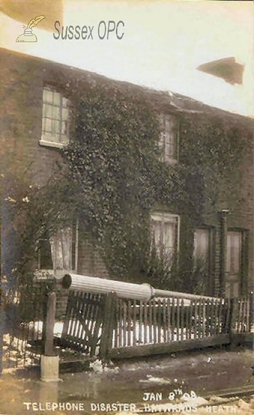 Image of Haywards Heath - Telephone Disaster - 8th January 1908