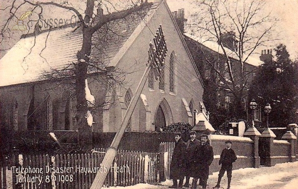 Haywards Heath - Telephone Disaster - 8th January 1908