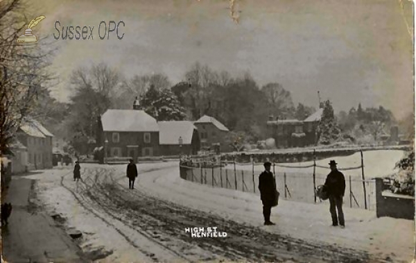 Image of Henfield - High Street (Snow)