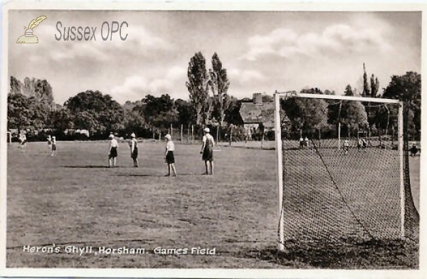 Horsham - Heron's Ghyll School, Games Field