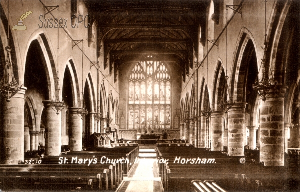 Horsham - St Mary's Church (interior)