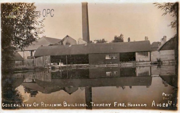 Image of Horsham - Tannery after the Fire (August 28 1912)