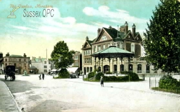 Image of Horsham - The Carfax and Bandstand