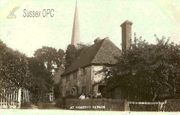 Horsted Keynes - St Giles Church & Cottages