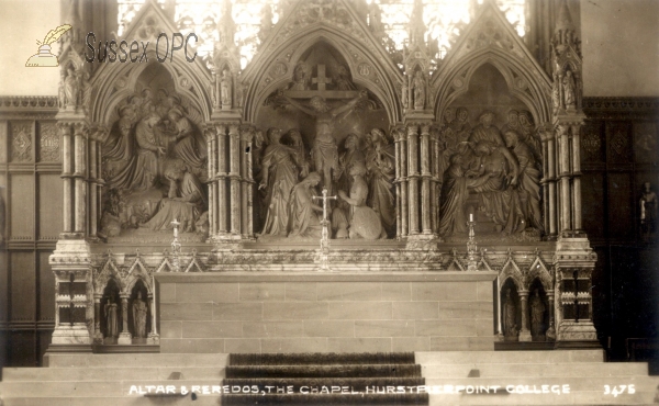 Hurstpierpoint - College Chapel (Interior, reredos)