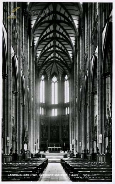Lancing - The College Chapel - Nave looking East