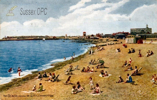 Image of Littlehampton - The Beach Looking West