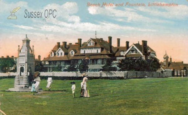 Image of Littlehampton - Beach Hotel & Fountain
