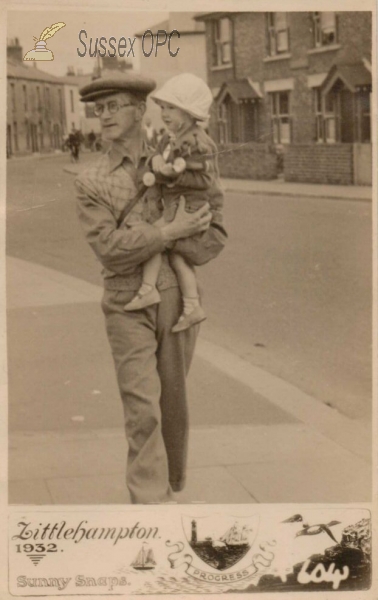 Image of Littlehampton - Man & Child