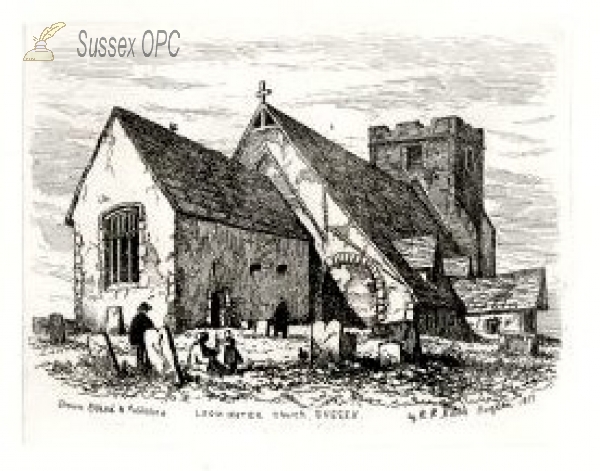 Lyminster - The church c.1851