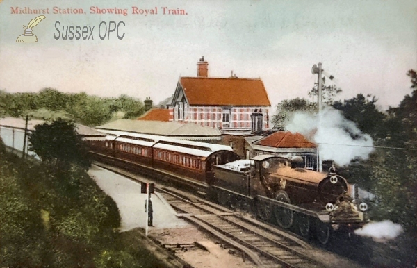 Image of Midhurst - Railway Station (Royal Train)