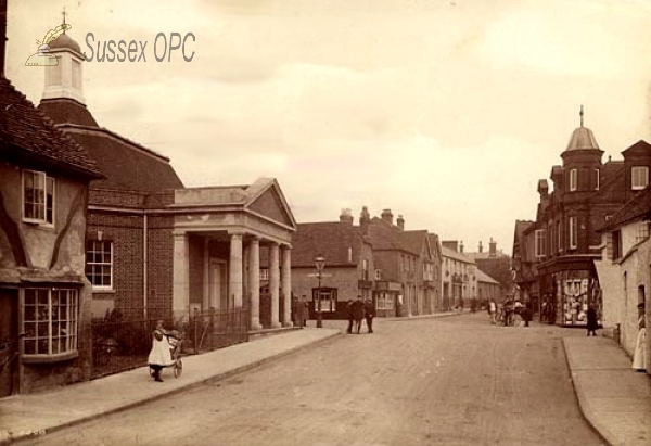 Image of Midhurst - Bepton Road and the Congregational Church (The Temple)