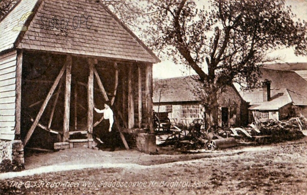 Image of Newtimber - Saddlescombe, Old Tread Wheel