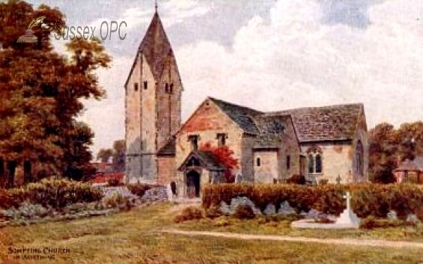 Image of Sompting - The Church, near Worthing