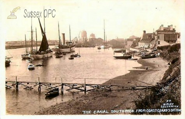 Image of Southwick - The Canal from Coastguard Station