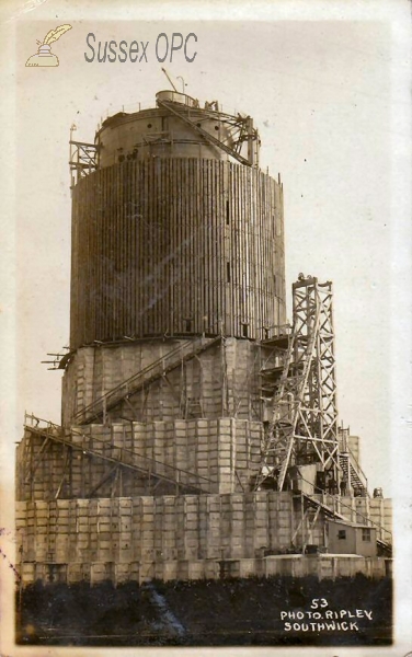 Southwick - The power station under construction