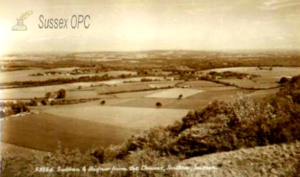 Image of Sutton - Sutton & Bignor from the Downs