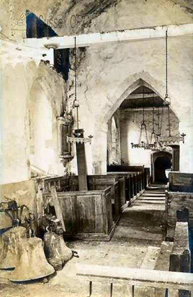 Up Marden - St Michael's Church (Looking West)