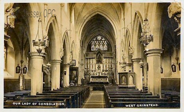 West Grinstead - Our Lady & St Francis (Interior)