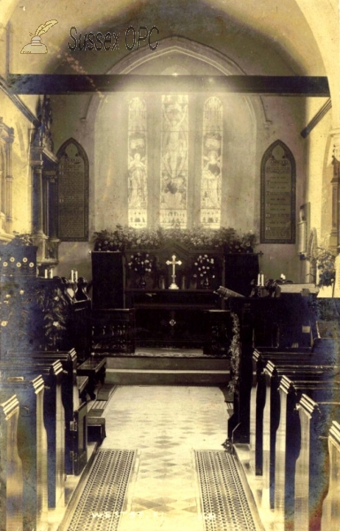 Image of West Stoke - St Andrew's (Interior) - Harvest Festival 1904