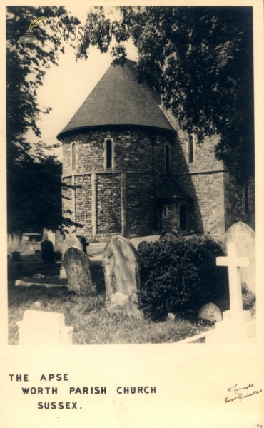 Image of Worth - St Nicholas Church (apse)