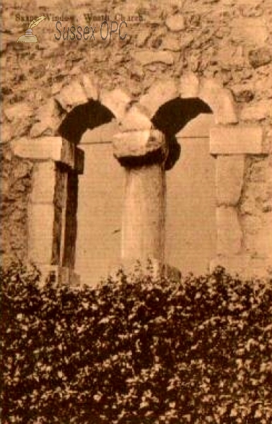Image of Worth - St Nicholas Church (Saxon Window)