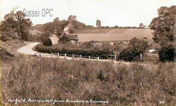 Image of Henfield - Barrow Hill & Windmill from Broadmare Common